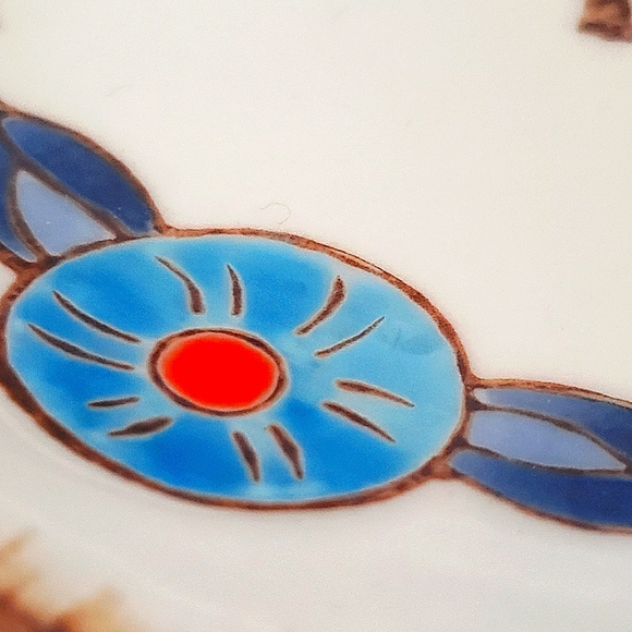 I monogram plate floral pattern - Picture 5 of 6